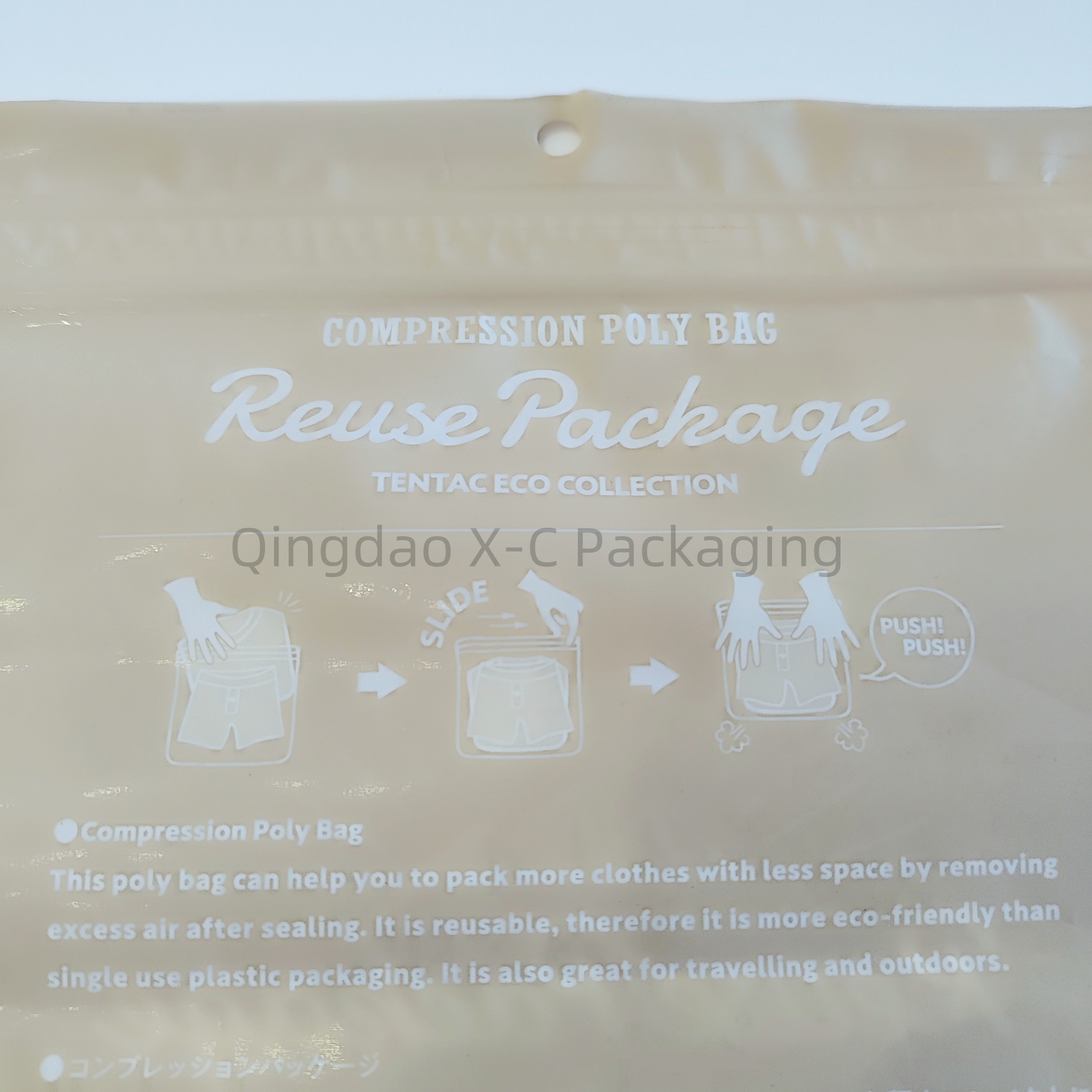 Custom Design Laminated Three Side Seal Bag Low MOQ Waterproof For Underwear
