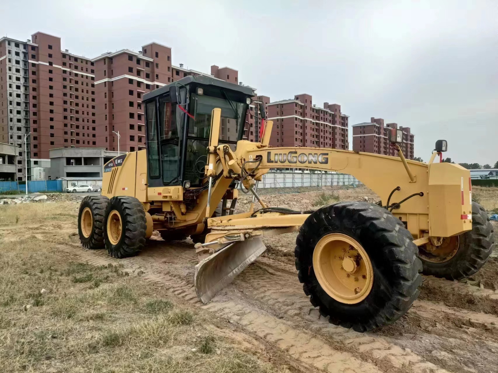 Used LIUGONG CLG418 Motor Grader Low Hours Good Condition Global Shipping