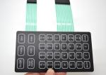 Embossed Tactile Membrane Switch Keyboard , Metal Dome Membrane Switch