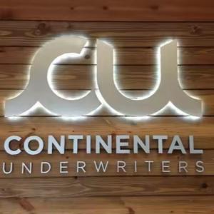 Quality Custom Logo Sign for Business Snow Attractive Lighting Name Coffee Shops Wall Sign wholesale