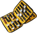 40 Slots Large Case Bag Watch Band Storage Strap Organizer Double Layer, Watch
