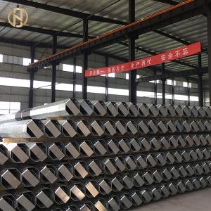 Quality 15KV 11M Steel Utility Pole 1050daN Low Voltage Electric Power Post wholesale