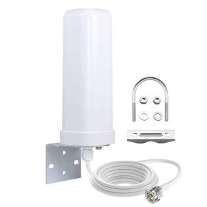 Quality Waterproof 4g 5g outdoor antenna 698-3800Mhz wide band frequency High Gain High Gain 4g 5g omni antenna wholesale