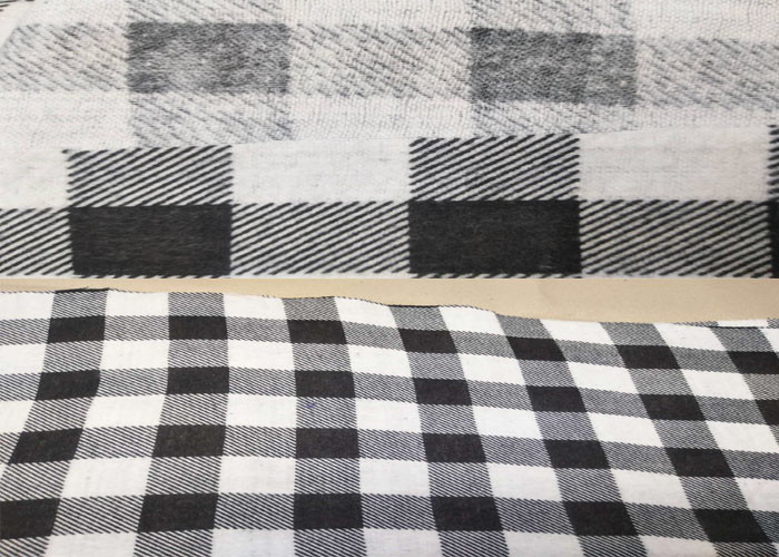 20*10 100% Cotton Grid Cotton Flannel Cloth baby blaket