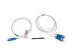 Network Fiber Optic Spliter 1x2 2x2 LC SC FC ST Connectors With Steel Tube