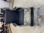 Heavy Duty Folding Steel Wheelchair 20inch Seat Solid Castor 93cm