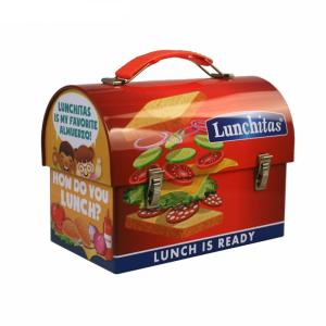 Quality Wholesale domed metal lunch box with handle wholesale