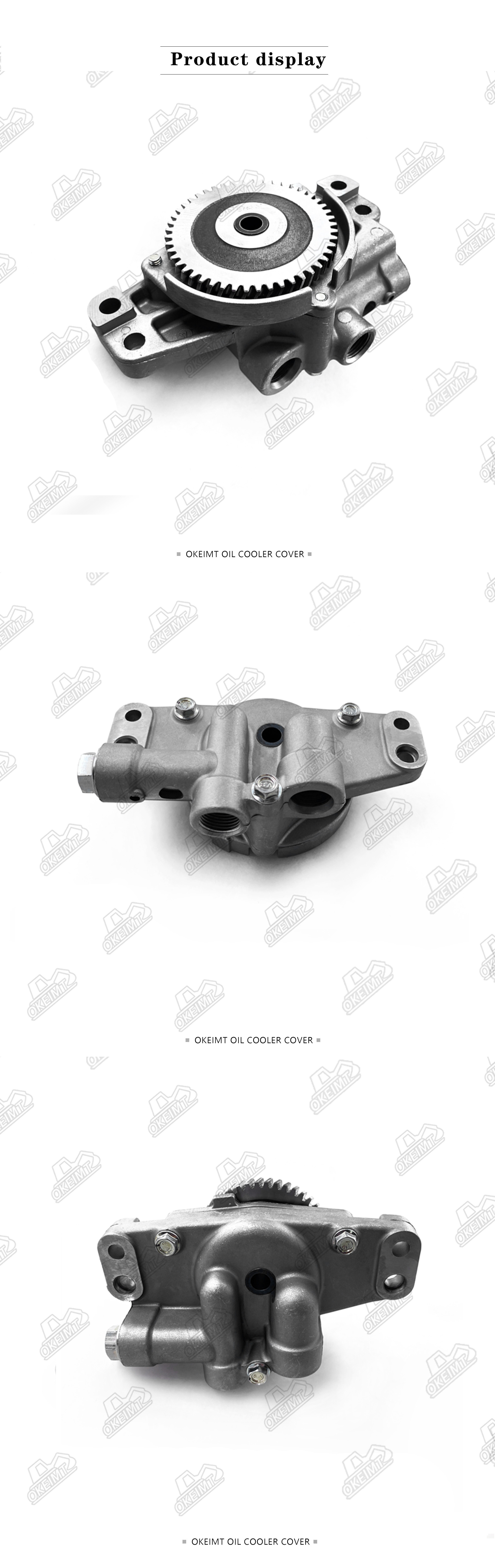 8-97048809-9 Oil Pump Assembly 8970488099 For ISUZU XD 4LE2
