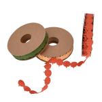 18mm*15y Ultrasonic Pumpkin Wired Ribbon For Halloween Decoration