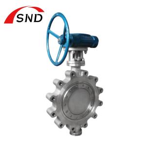 China Oil And Gas Lug Type Butterfly Valve Cast Iron Body Material on sale