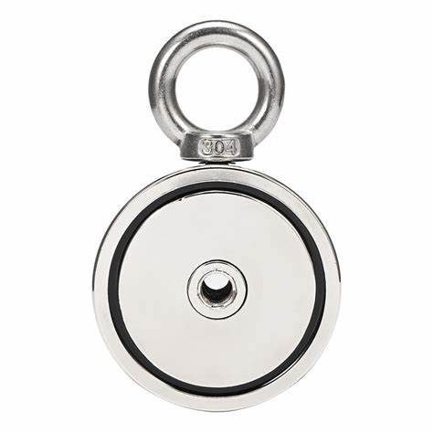 300KG Pull Force Cup Shape Double Face Fishing Magnet Holder for Dependable Retrieval