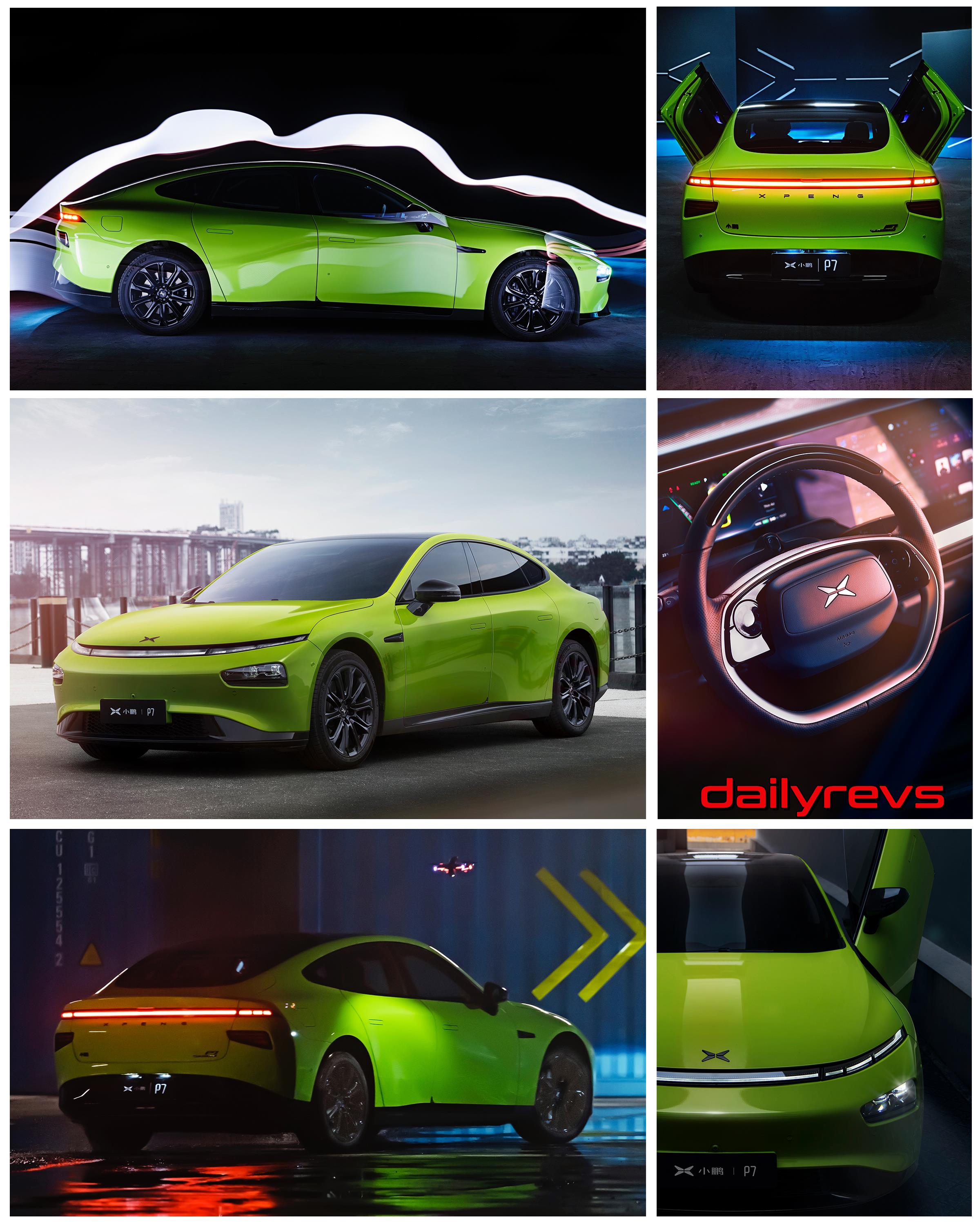 2024 Xpeng P7 Electric Car High Speed Cars Electric Vehicles 4 Wheel With Efficiency 12.5 kWh / 100 km