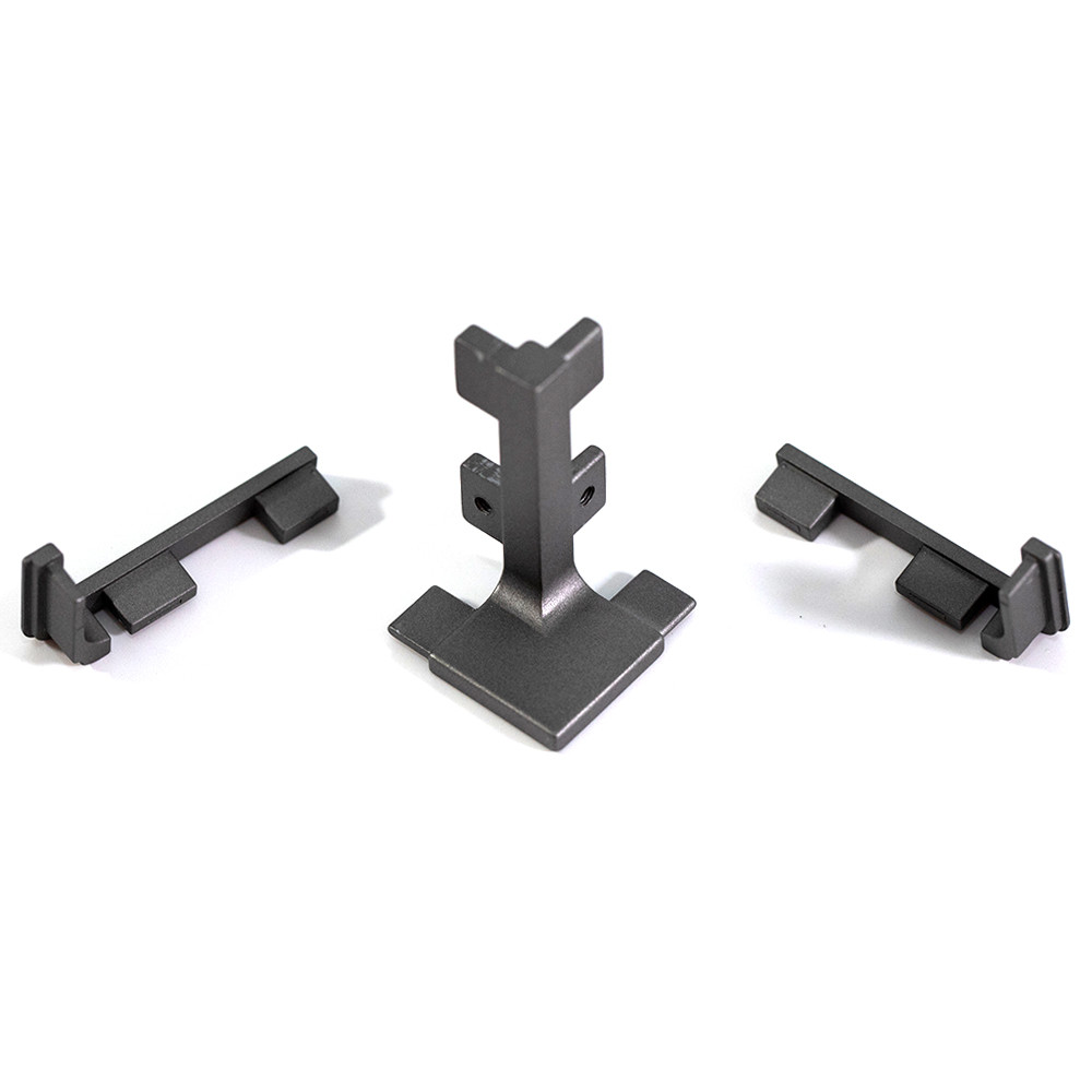 Luxury Kitchen Furniture Hidden Pull Handles Black For Modern Cabinet