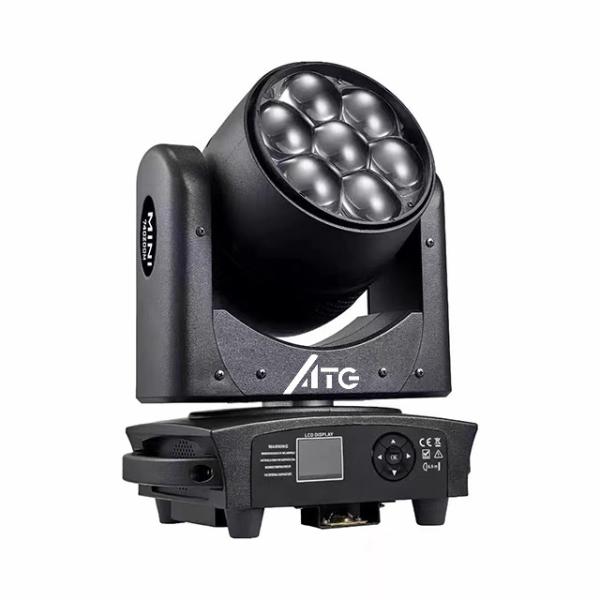 ATG 730 4in1 Beam Stage Moving Head Dyeing Lights Led for Dj Disco Mini 7*30w