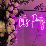 Vasten Let'S Party Love Wedding Custom Neon Signs Handmade