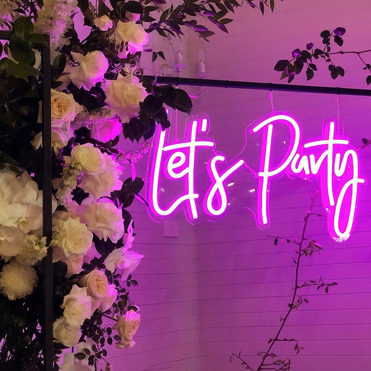 Ac240v Party Led Neon Sign Uv Resistant Handmade AC100V Dimmable