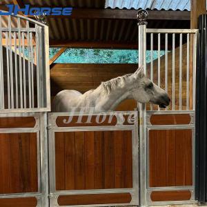 Quality Welded Weave Horse Stall Fronts Custom With Roof wholesale