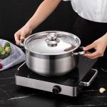 Hot Sale 8 Piece Royal Kitchen Cookware Soup Pot Set Stainless Steel Pot Cooking