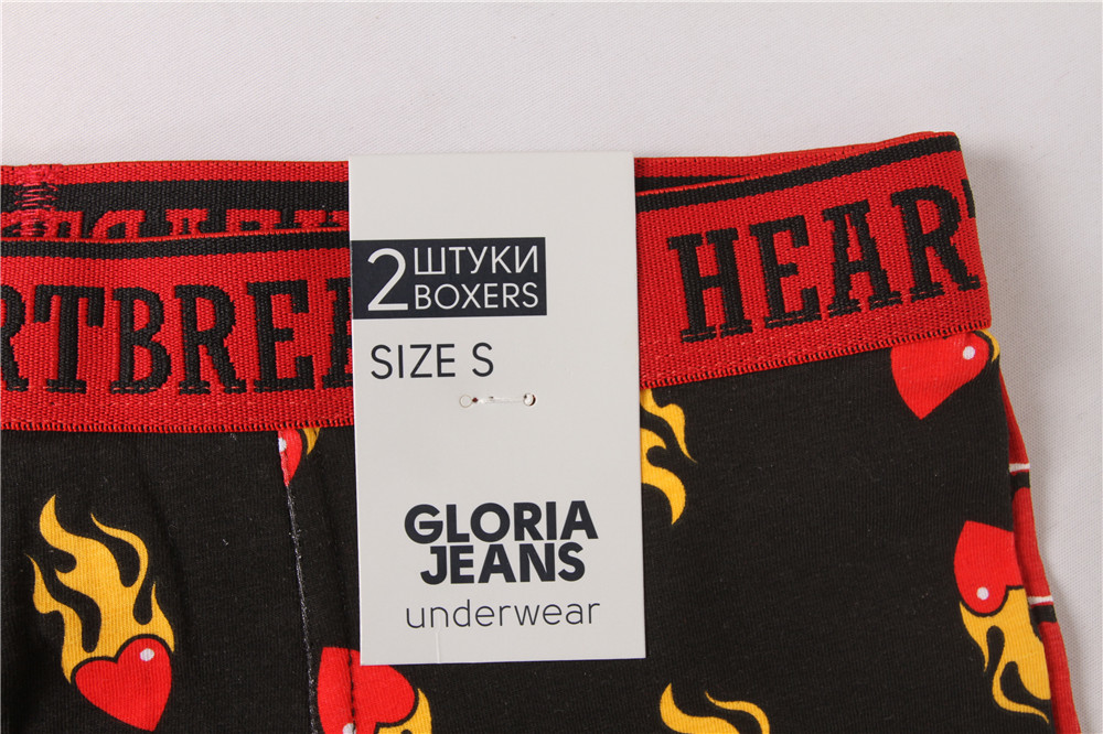 Stockpapa 95% Cotton 5% Spandex Men'S Printed Boxer Shorts