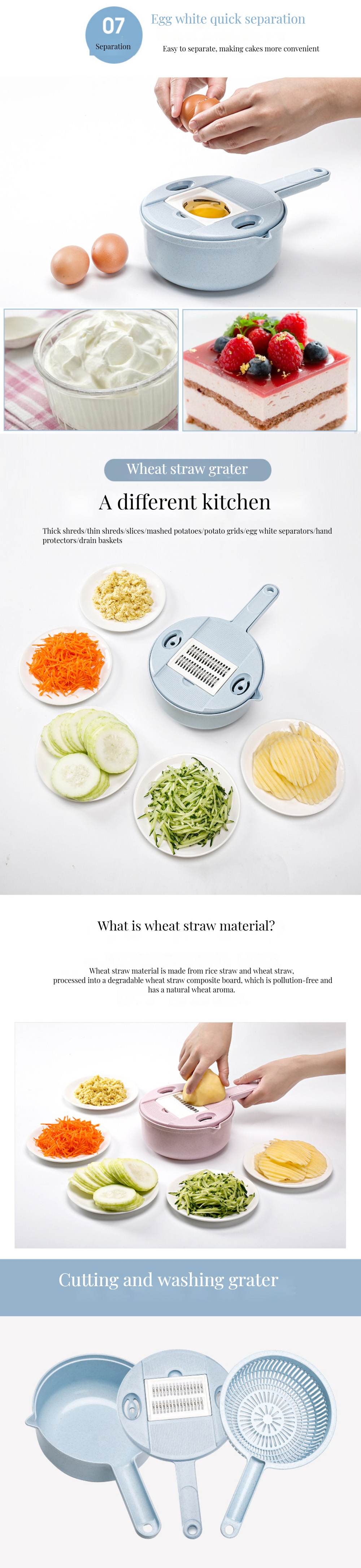 Hand Vegetable Slicer Smart Multifunctional Fruit Cutter Kitchen Tools Bowl Shape Good