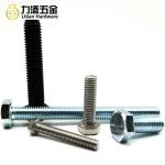 Stainless steel hex bolts black hex bolts galvanized hex bolts