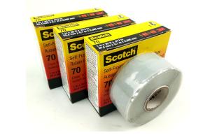 Quality Self Fusing Silicone Rubber Electrical Tape High Temperature 70 0.3mm wholesale