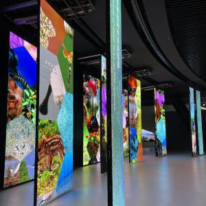 Quality Transparent Folding Outdoor Sliding LED Screen Aluminum Alloy wholesale