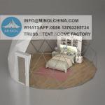 China Made Steel Frame Geodesic Dome House Tents For Sale