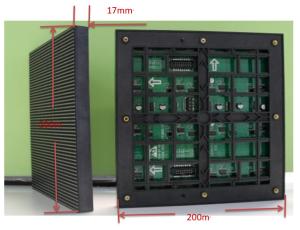 Quality Module Size 200 X 200mm High Brightness White Balance Outdoor Fixed LED Display wholesale