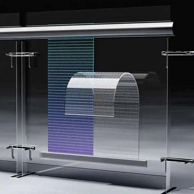 Ultra Smooth 3840Hz Glass Led Screens Transparent LED Display For Dynamic Visuals