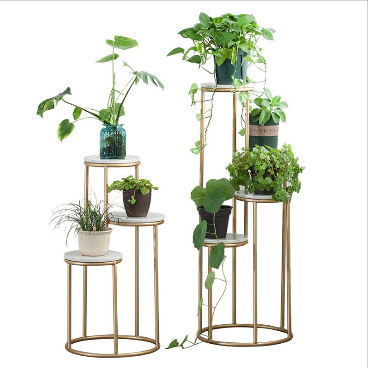 Luxury Decorative Abstract Creative Flower Planter Pot with Stand