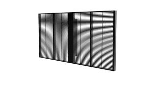 Quality 1R1G1B transparent led curtain display Transparent Led Screen 5000nits Hanging wholesale