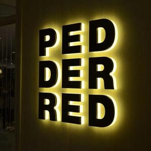 Quality Indoor Illuminated Sign Outdoor Custom Metal Business Advertising Signage with 3D LED wholesale