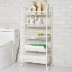 H77cm Five Tier Metal Trolley Cart For Bathroom