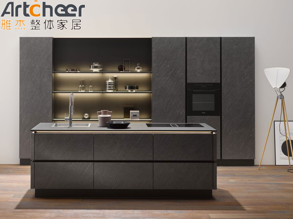 Small Design Melamine Finish Kitchen Cabinet Modern and Affordable for European Market