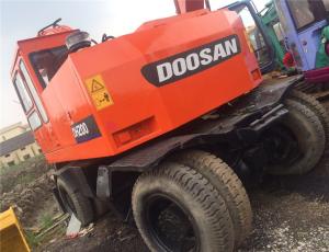 Quality used doosan wheel excavator dh200wd-7 2012 Korea doosan/daewoo DH130-5/DH150W-7/DH140W-7 wheel excavator/used w wholesale