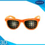 Hony 3D Fireworks Glasses With Diffraction Grating Film , Flip Up Sunglasses