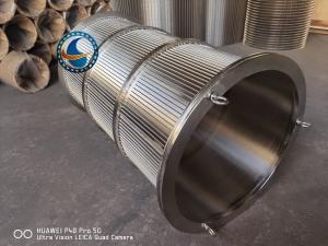 Quality SS316L Wedge Wire Rotary Screen Drum Wire Screen For Wastewater Treatment wholesale