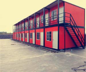 Quality Stable Safe Combined Container , Standard Assembly Residential Double Container House wholesale