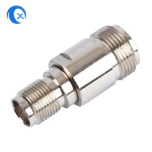 Quality Nickel plated CNC Mechanical Parts pure Brass N-type female to SMA female connector wholesale