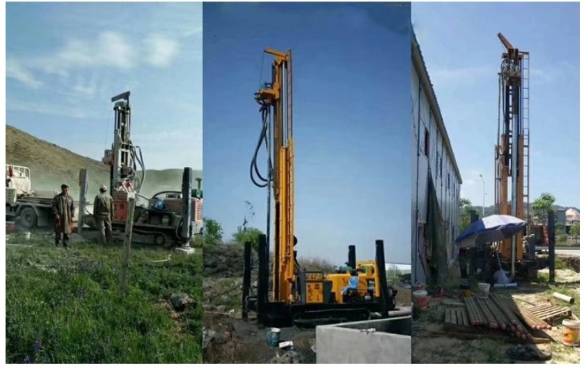 Water Well Crawler Mounted 400m Deep Borehole Drilling Equipment