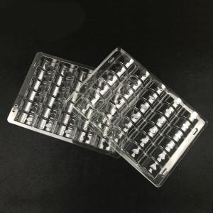 Quality 30 Cavities Macaron Clamshell Packaging Rectangular Plastic Cake Containers wholesale