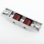 Hotel Villa Apartment Office Building 14mm Sliding UPVC Window Roller with Zinc
