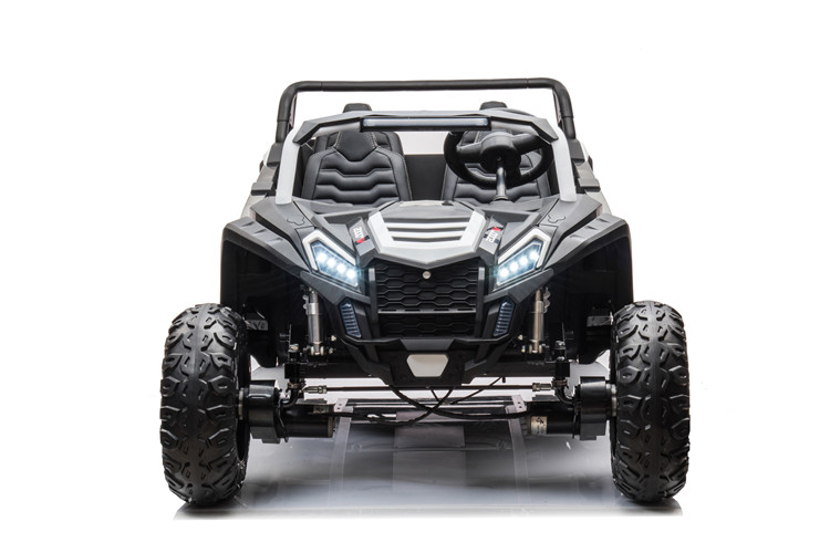 Remote Control 24v UTV 4 Seater Ride On Cars for Adults and Kids in Red Pink Color