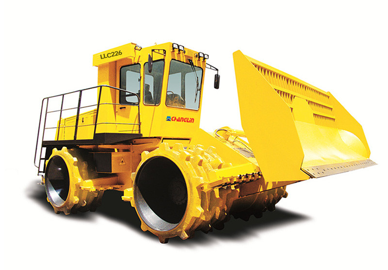 LLC226 Vibrating Roller Compactor Construction Machinery For Garbage Compaction