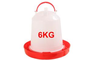 Quality 6KG Chicks Water Feeder 15L Plastic Poultry Feeder Drinker wholesale