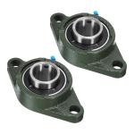 UCFL207 22 Pillow Block Flange Bearing Chrome Steel Low Friction Bearing