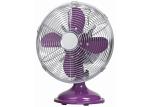 Decorative 12" Metal Antique Electric Desk Fan 3 Speed Full Copper Motor