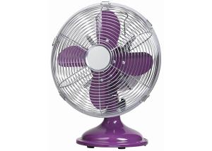Quality Decorative 12&quot; Metal Antique Electric Desk Fan 3 Speed Full Copper Motor wholesale