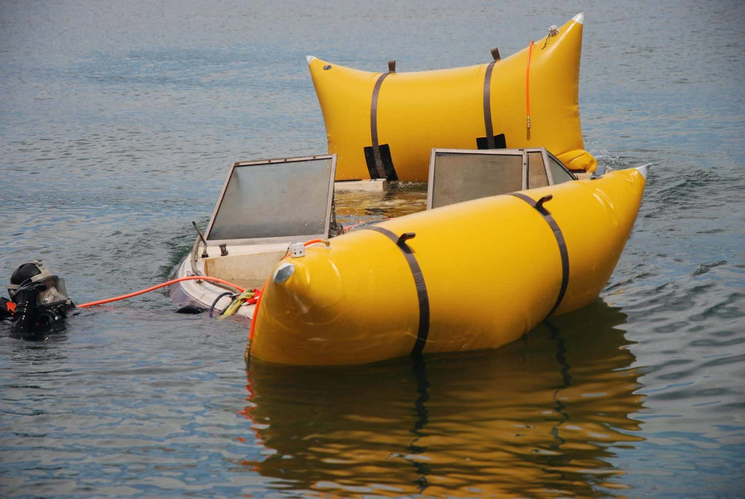 High Performance Inflatable Salvage Airbags Boat Lift Marine